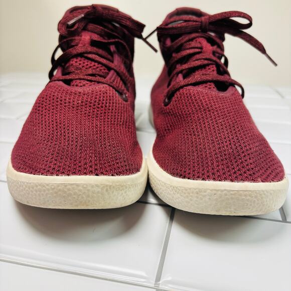 Allbirds Wool Tree Toppers  Sneakers Maroon Burgundy Running‎ Shoes Size 10 - Picture 7 of 9